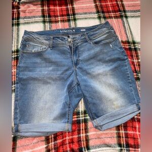 Light Blue Denim Shorts